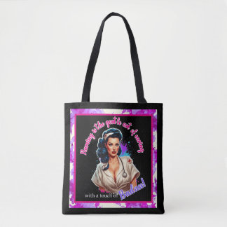 Tote Bag Pinup_ Infirmière Badass