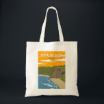 Tote Bag Pipa Beach Brésil Travel Art Vintage<br><div class="desc">Pipa Beach dans un style vectoriel. Pipa Beach est l'une des plages les plus célèbres du Brésil. Situé à côté de la ville de Natal,  la capitale de l'état du Rio Grande do Norte.</div>
