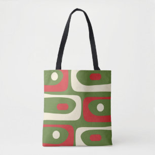 Tote Bag Piquet de Noël minimaliste rétro du milieu du sièc