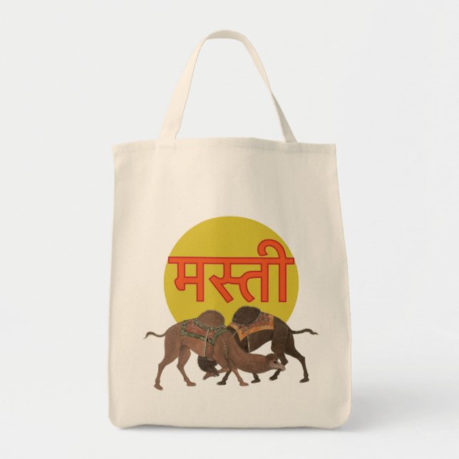 Tote Bag Piqûres de chameau - Masti (Devant)