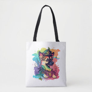 Tote Bag Pirate de chien berger allemand