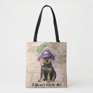 Tote Bag Pirate de rottweiler