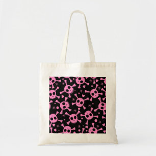 Tote Bag Pirate Skull : Girlish Hearts Motif