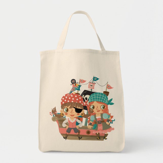 Tote Bag Pirates Girly (Devant)
