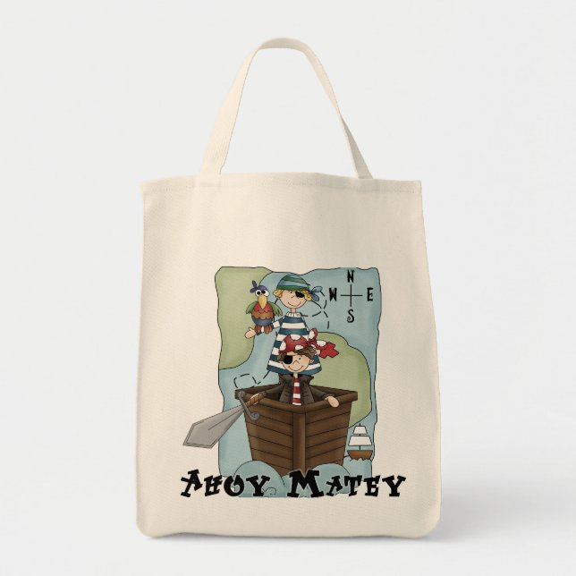 Tote Bag Pirates oh Tshirs et cadeaux (Devant)