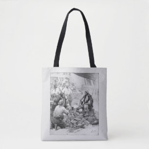 Tote Bag Pirates Vintage comptant leurs trésors et butin