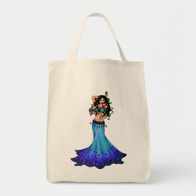Tote Bag Pisces Belly Dancer Art (Devant)