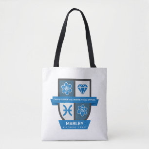 Tote Bag Pisces Crest d'anniversaire™ pour le 1er-20 mars