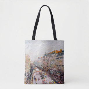 Tote Bag Pissarro - Montmartre, Mardi Gras sur le boulevard