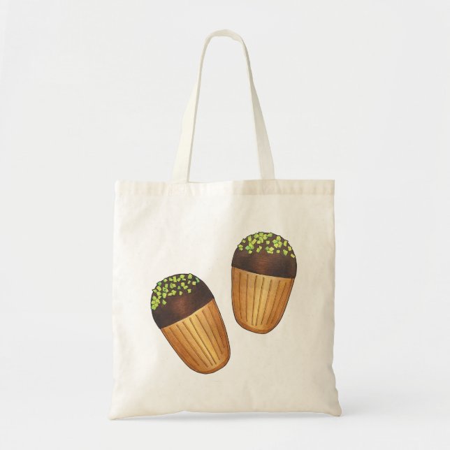 Tote Bag Pistachio Madeleines Pâtisseries françaises Pâtiss (Devant)