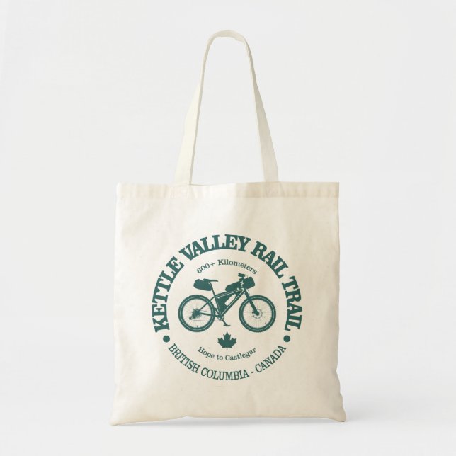 Tote Bag Piste ferroviaire Kettle Valley (cyclisme) (Devant)