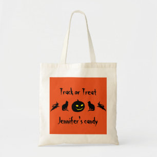 Tote Bag Pister ou traiter l'araignée crânienne Halloween p