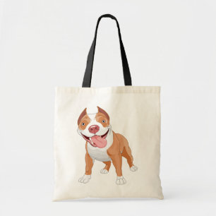 Tote Bag Pit Bull Sourire Heureux