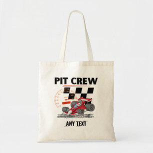 Tote Bag Pit Crew Anniversaire Fête Thème Race Cars