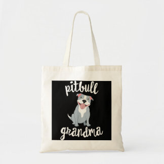 Tote Bag Pitbull grand-mère Pawma grand-parents de chien Gr