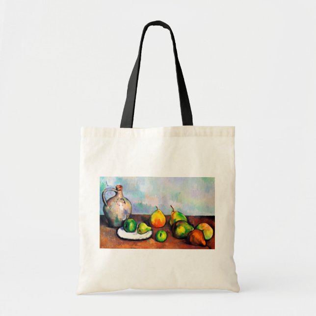 Tote Bag Pitcher et Fruit, Paul Cezanne (Devant)