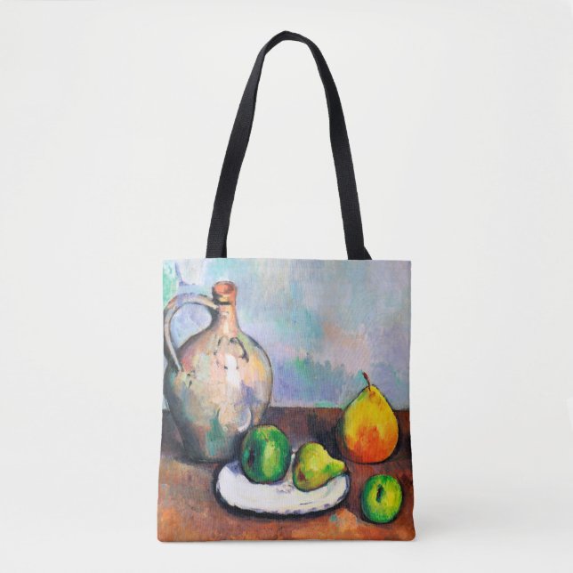 Tote Bag Pitcher et Fruit, Paul Cezanne (Devant)