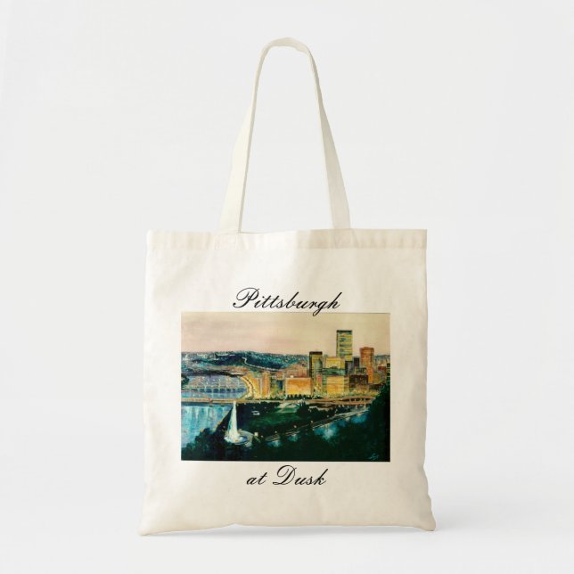 Tote Bag Pittsburgh au crépuscule Fourre-tout (Devant)