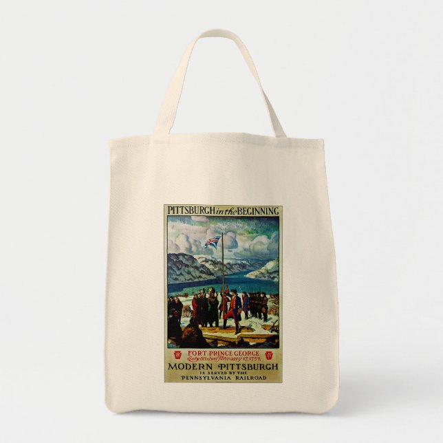 Tote Bag Pittsburgh au début (Devant)