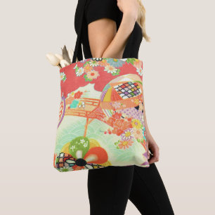 Tote Bag PixDezines Kimono Vintage Imprimer/PixDezines/Saku