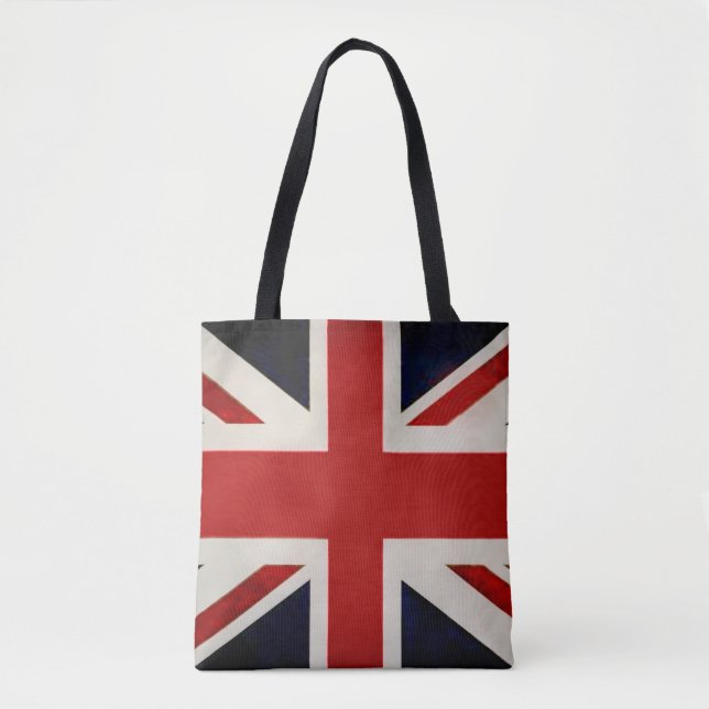 Tote Bag PixDezines Union Jack Vintage (Devant)