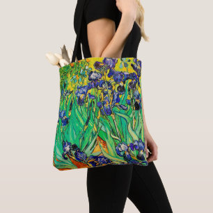 Tote Bag PixDezines Van Gogh Iris violets/St. Remy