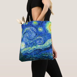 Tote Bag PixDezines Van Gogh Nuit / St. Roi
