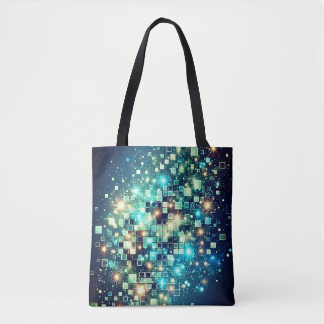 Tote Bag Pixel Bokeh (Devant)