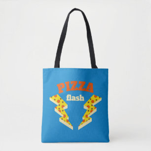 Tote Bag Pizza Flash