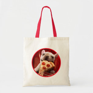 Tote Bag Pizza Slice mangeur de chien