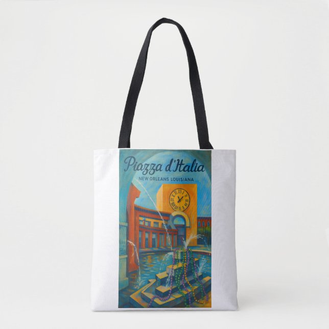 Tote Bag Place d'Italie La Nouvelle-Orléans (Devant)