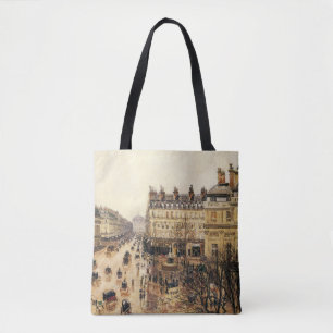 Tote Bag Place du Théâtre Français, Paris Pluie par Pissarr