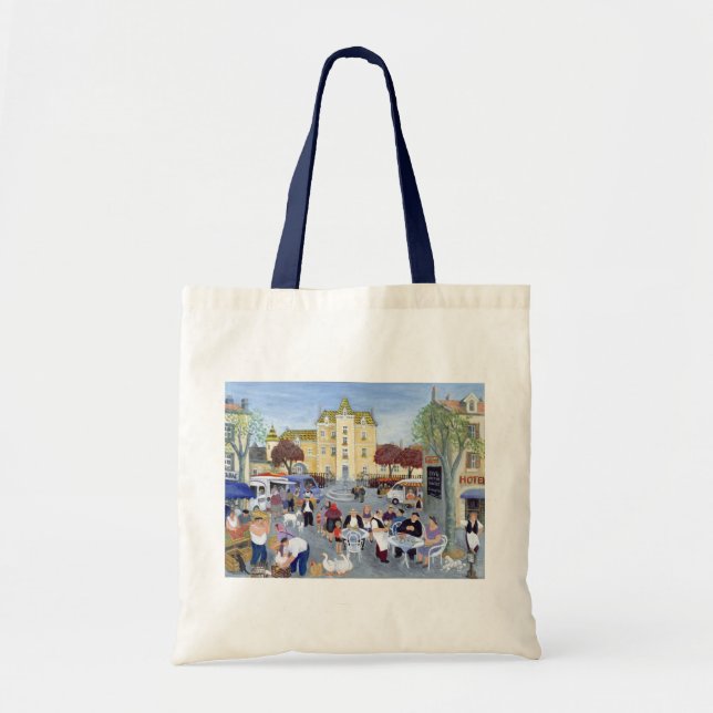 Tote Bag Place en Bourgogne (Devant)