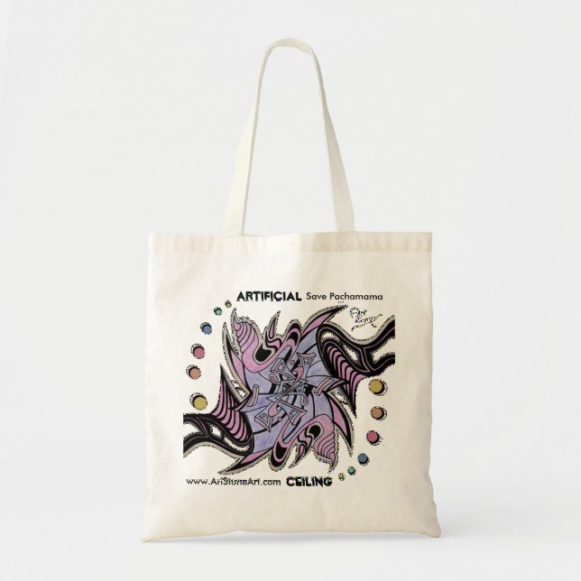 Tote Bag Plafond et économies artificiels Pachamama (Devant)