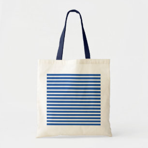 Tote Bag Plage Bleue Bleue Blanche