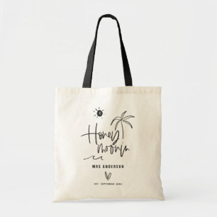 Tote Bag Plage cadeau mariage en lune de miel