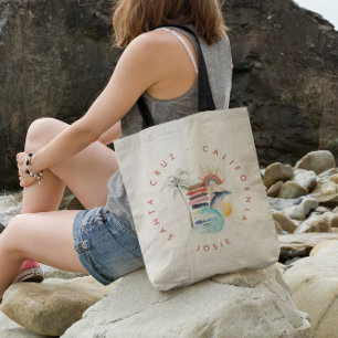 Tote Bag Plage côtière Océan Surf Bachelorette