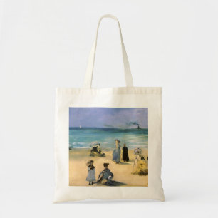 Tote Bag Plage de Boulogne par Edouard Manet, Art Vintage
