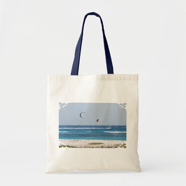 Tote Bag Plage de kitesurf (Devant)
