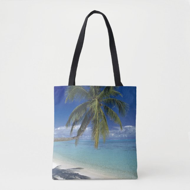 Tote Bag Plage de Matira sur l'île de Bora Bora, Société (Devant)