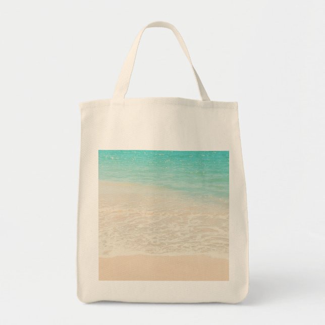 Tote Bag Plage de PixDezines (Devant)