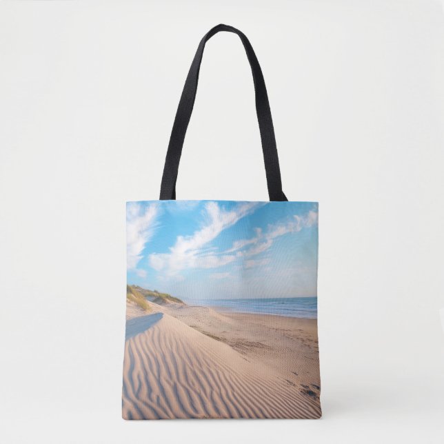 Tote Bag Plage de sable (Devant)