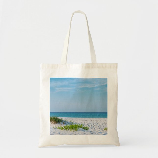 Tote Bag Plage de sable blanc Plage de Floride (Devant)