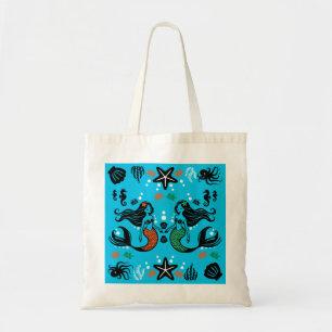 Tote Bag Plage de sirène pour enfants