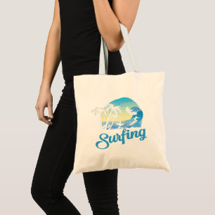 Tote Bag Plage de surf