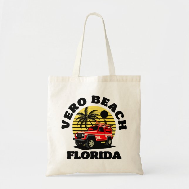 Tote Bag Plage de Vero, Floride (Devant)