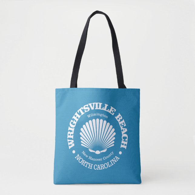 Tote Bag Plage de Wrightsville (coquillage) (Devant)