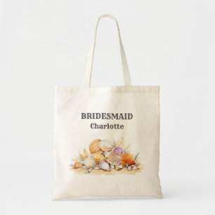 Tote Bag Plage Demoiselles d'Honneur Mariage Tropical ou de