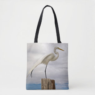 Tote Bag Plage douée du héron   Fort Myers, la Floride