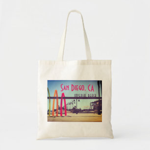Tote Bag Plage impériale — San Diego, CA Portwood Pier Plaz